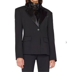 Frame Black Tuxedo Blazer